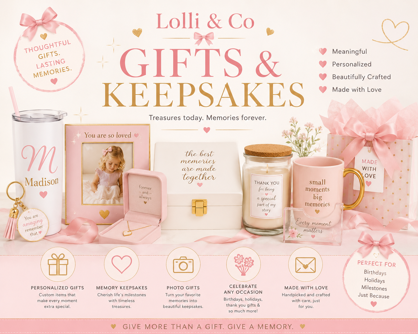 Gifts & Keepsakes Coming Soon