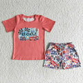 Lightning McQueen "Ka-Chow!" Short Set (For Officially Licensed Merchandise)