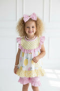 Sweet Lemon Ruffle Tunic & Capri Set