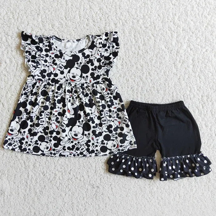 Classic Mickey Ruffle Capri Set (For Officially Licensed Merchandise)